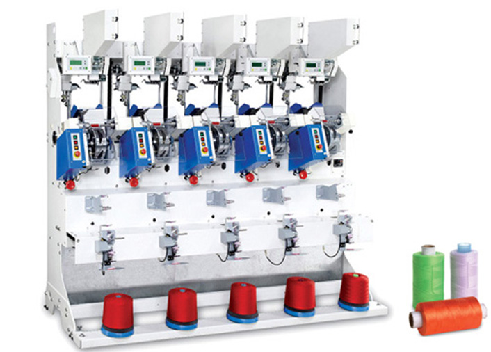 Automatic Sewing Thread Cross Cone Winder(5 Spindles)