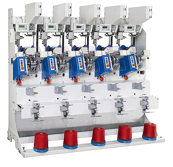 Automatic Sewing Thread Cross Cone Winder(5 Spindles) (for cylinder tube)